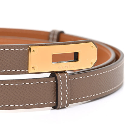 Hermes Epsom Kelly Belt Etoupe 4 of 5