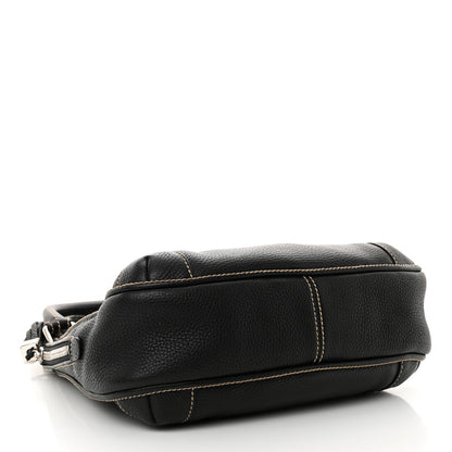 Chanel Grained Calfskin Tassel Hobo Black 4 of 15