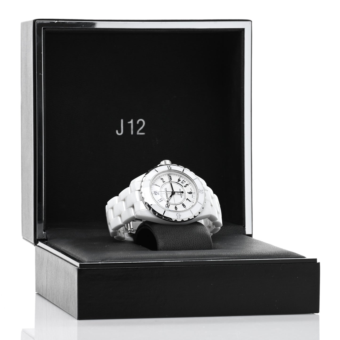 Stainless Steel Ceramic 38mm J12 Automatic Watch White