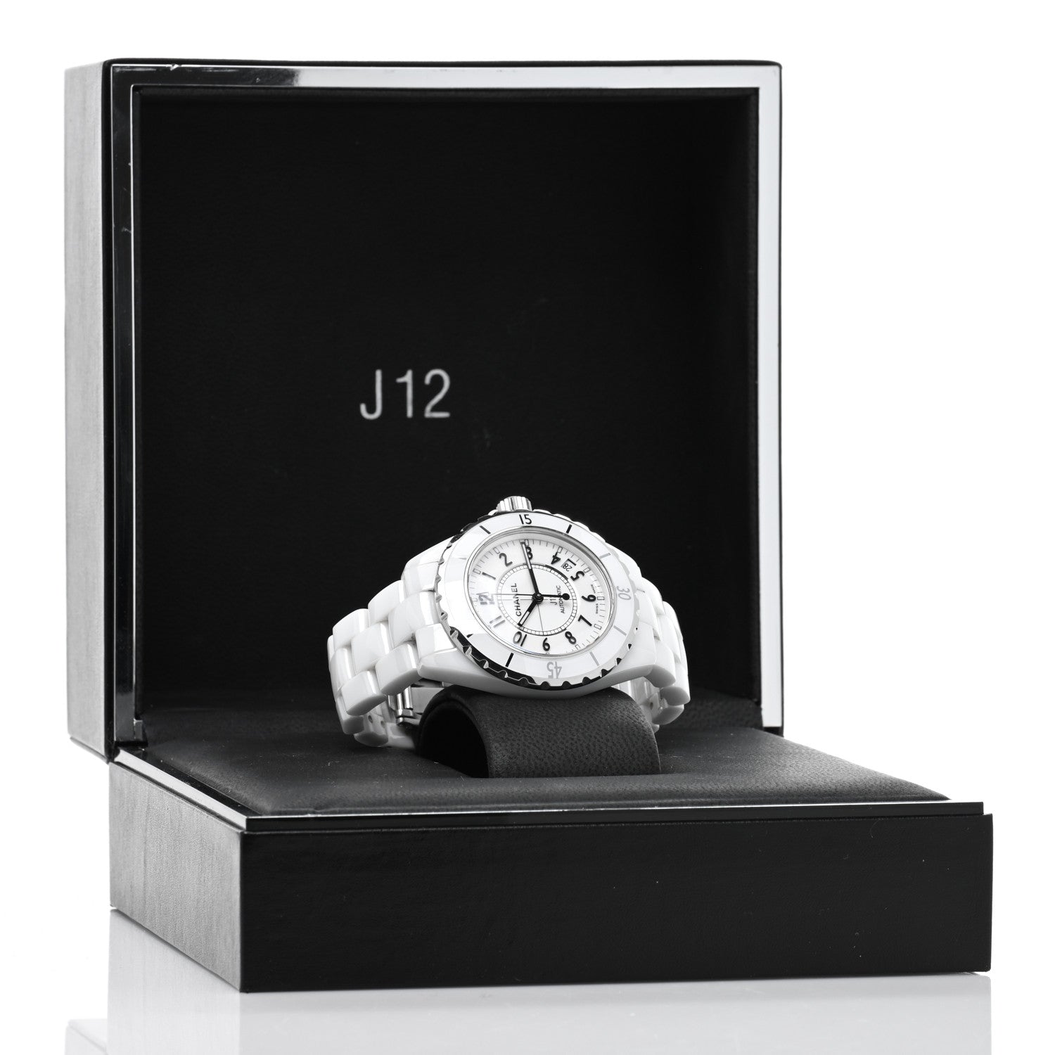 Chanel Stainless Steel Ceramic 38mm J12 Automatic Watch White 5 of 5