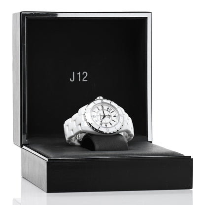 Chanel Stainless Steel Ceramic 38mm J12 Automatic Watch White 5 of 5