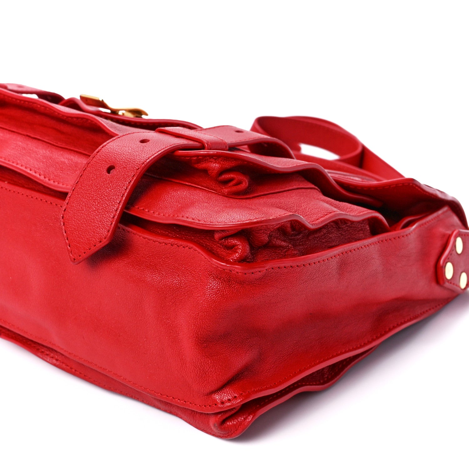 Proenza Schouler Lambskin Medium PS1 Satchel Bright Red 12 of 16