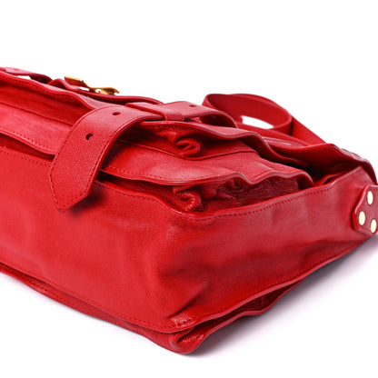 Proenza Schouler Lambskin Medium PS1 Satchel Bright Red 12 of 16