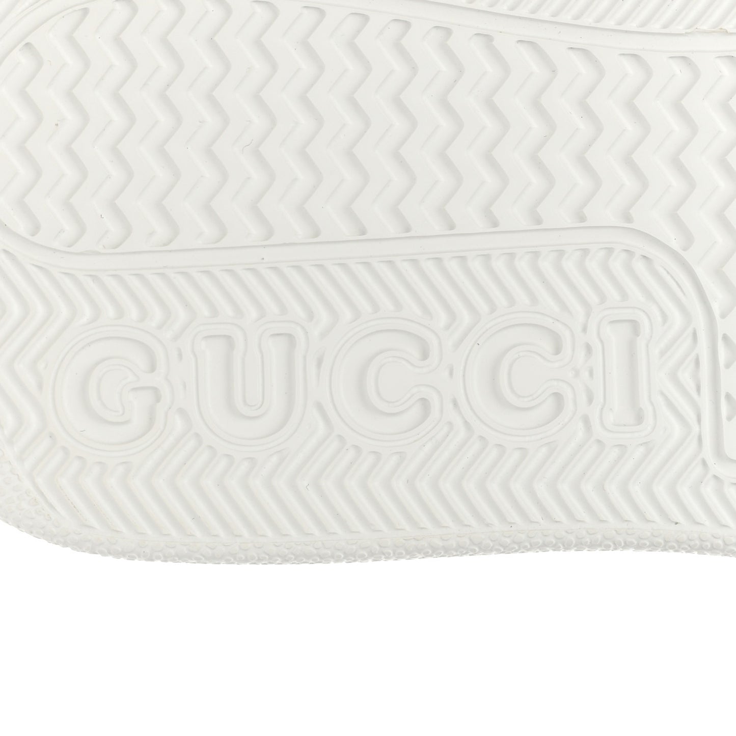 Calfskin Web Perforated Womens Platform 55mm Sneakers 37.5 White Bright Splash