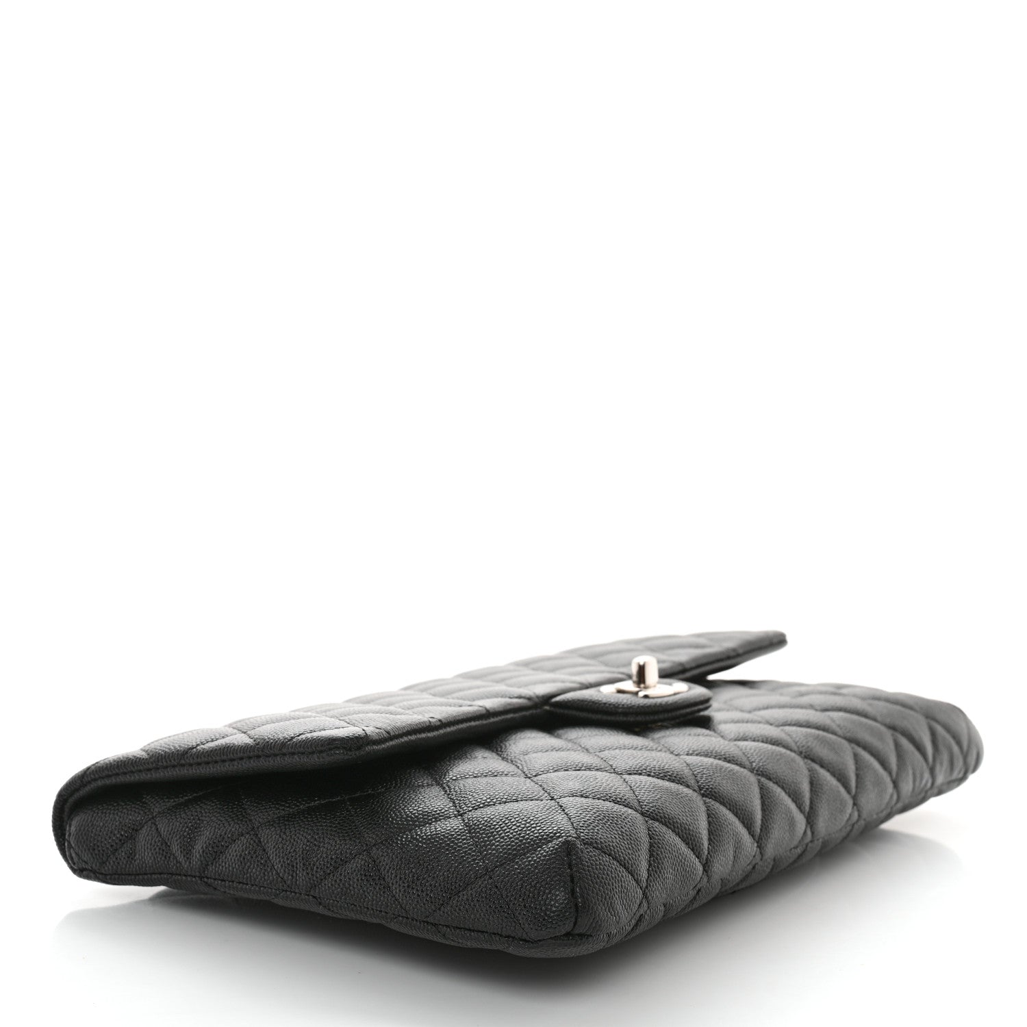 Chanel Caviar Quilted Flap Clutch Black 4 of 7