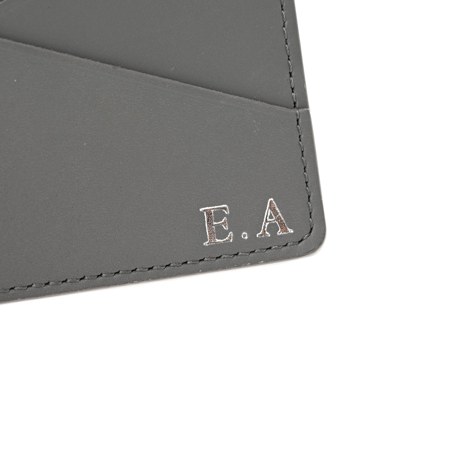 Louis Vuitton Calfskin Monogram Shadow Pocket Organizer Antarctic Grey 7 of 7