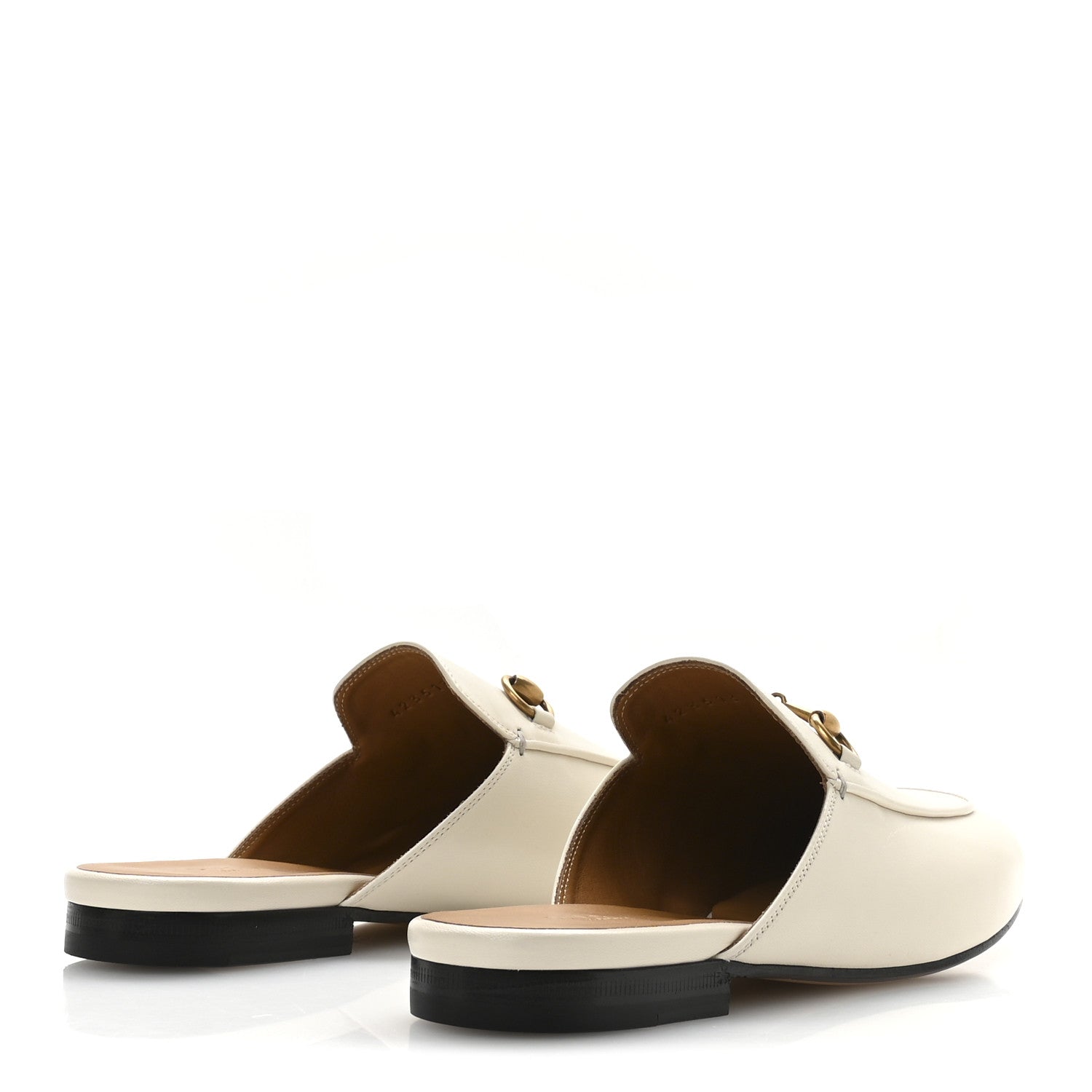 Gucci Malaga Kid Womens Princetown Slippers 37 Mystic White 5 of 9