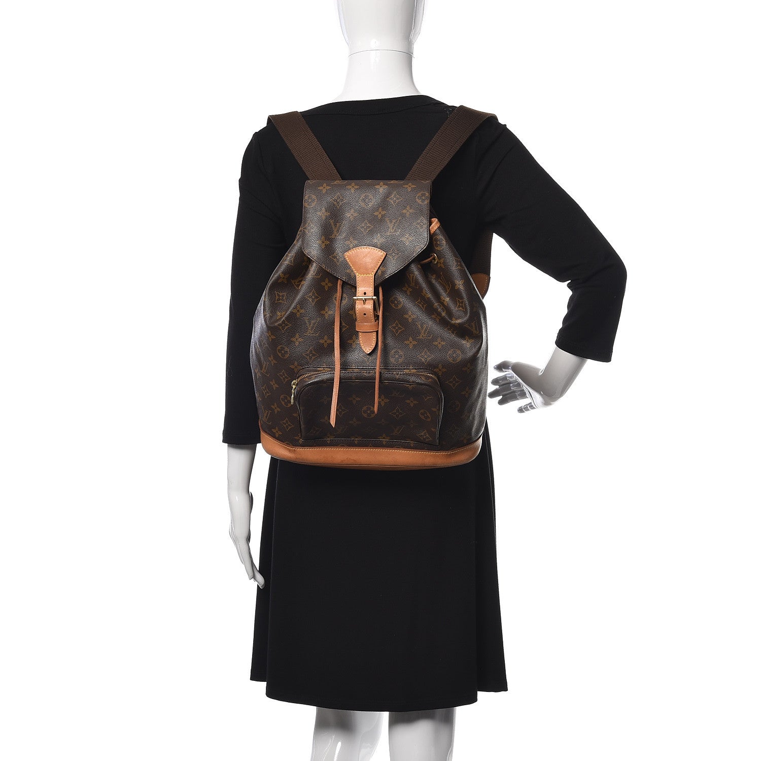 Louis Vuitton Monogram Montsouris GM Backpack 2 of 12
