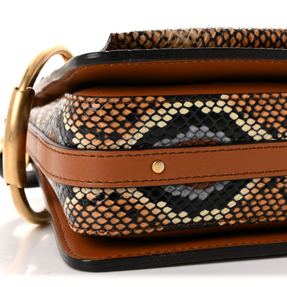 Chloe Calfskin Snakeskin Embossed Small Roy Bag Multicolor 8 of 9