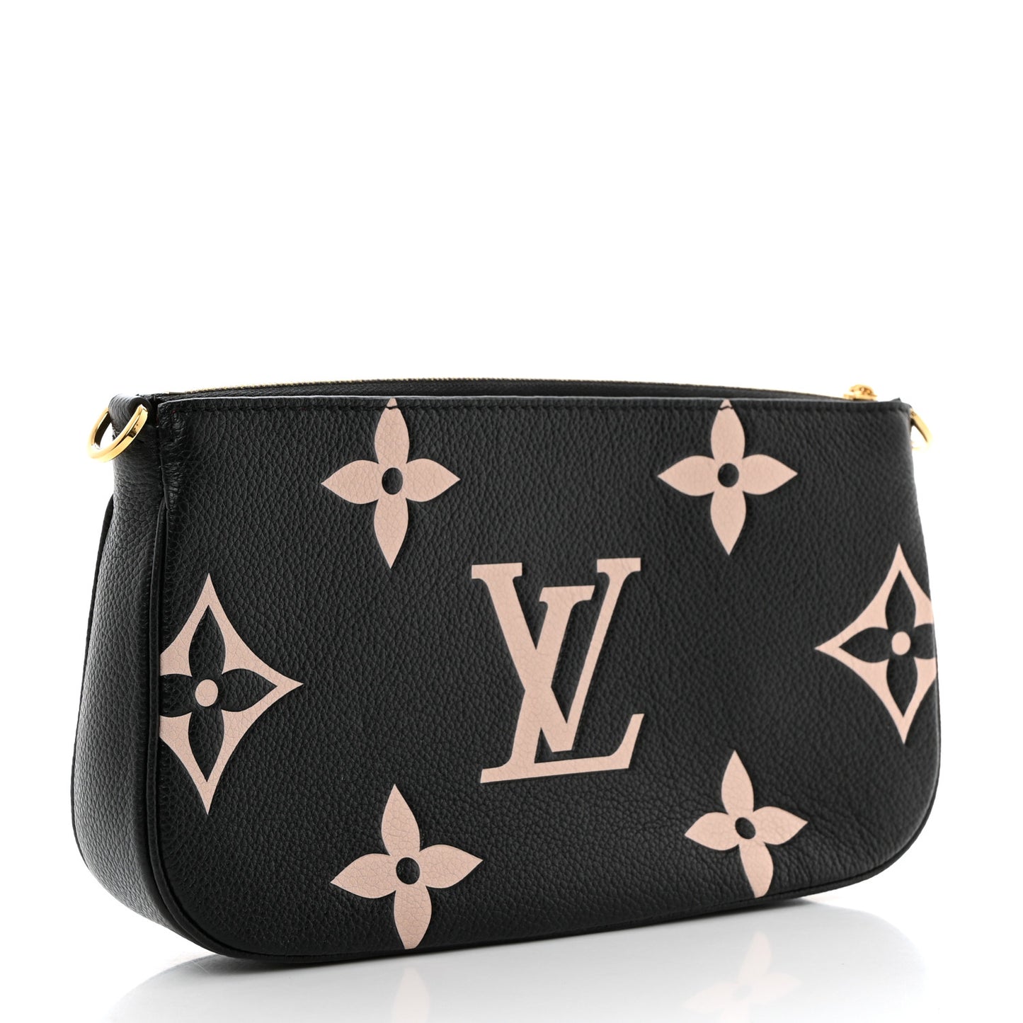 Empreinte Monogram Giant Multi Pochette Accessories Large Pochette Black Beige