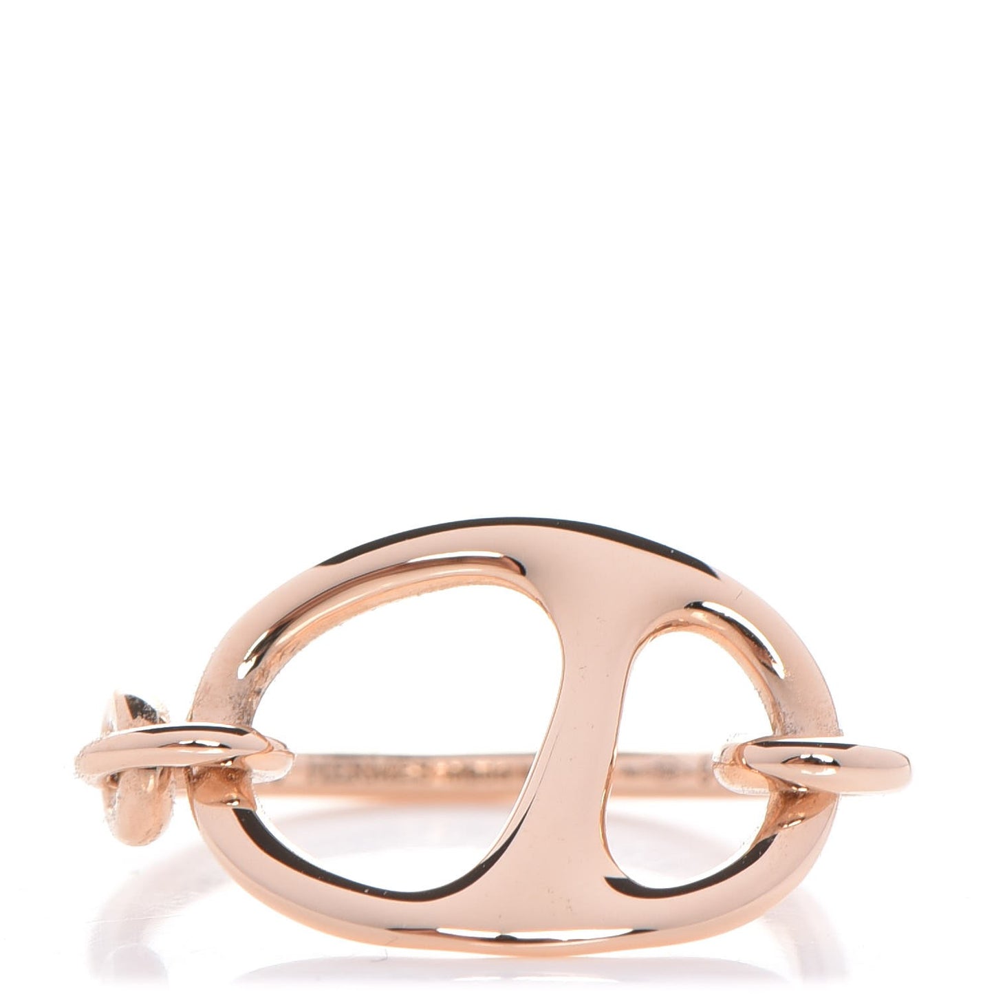 18K Rose Gold Small Chaine d'Ancre Punk Ring 51 5.75