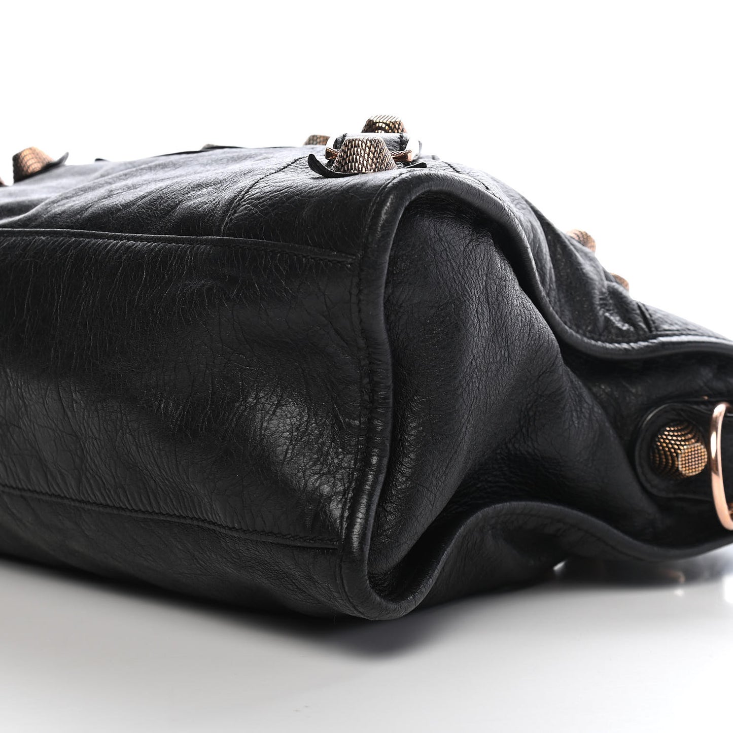 Agneau Giant 21 Rose Gold Hardware City Black