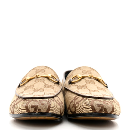 Gucci Canvas GG Monogram Horsebit Womens Jordaan Loafers 36.5 2 of 10