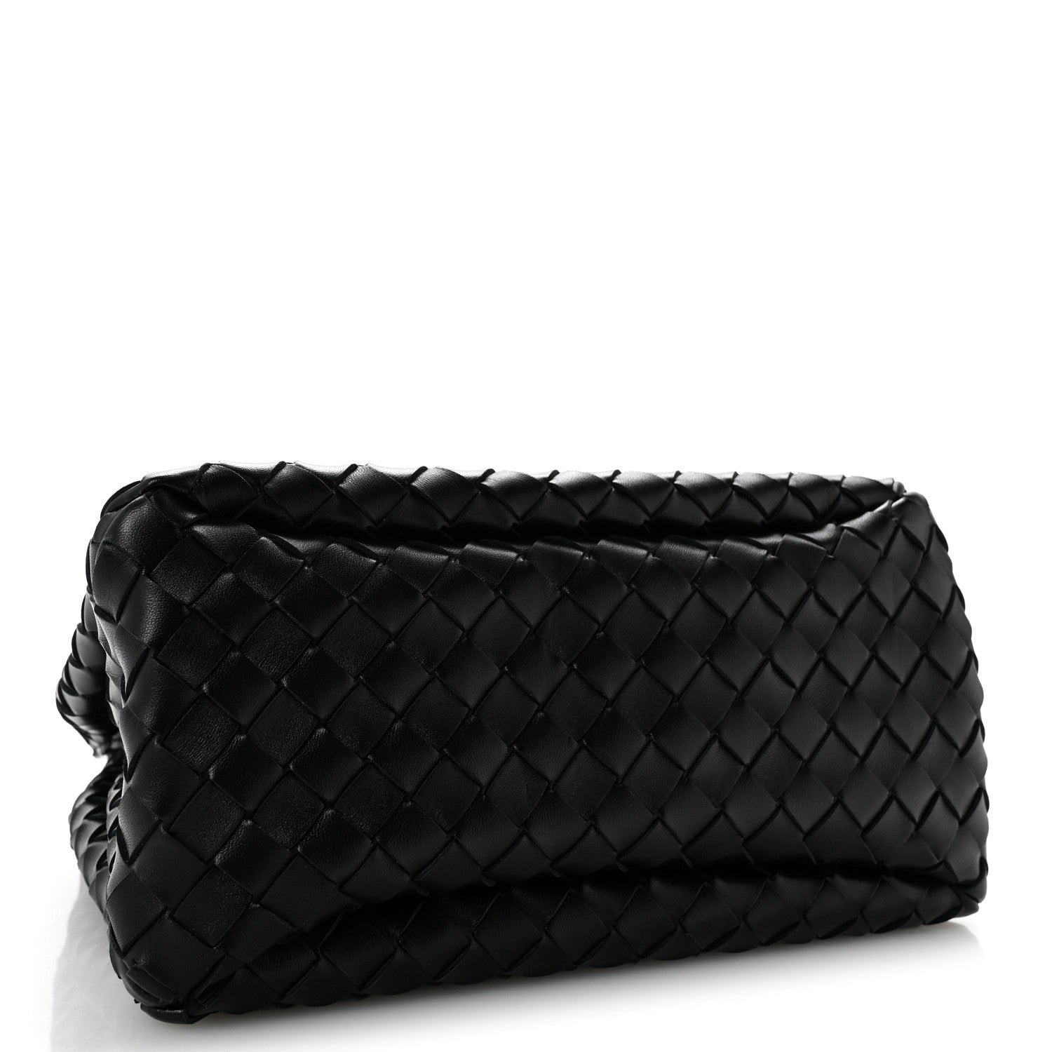 Bottega Veneta Nappa Intrecciato Small Campana Shoulder Bag Black 3 of 10