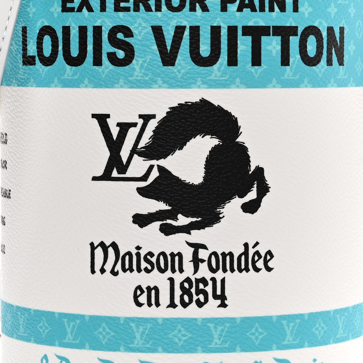Monogram LV Paint Can Turquoise