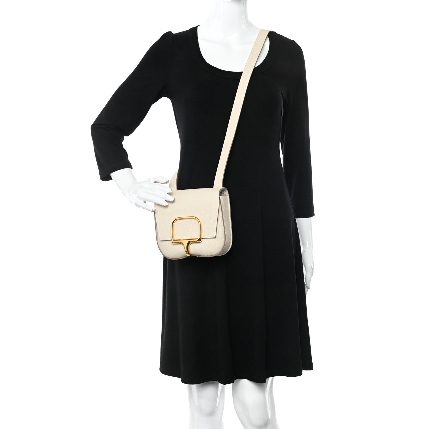 Hermes Epsom Mini Della Cavalleria Craie 2 of 11