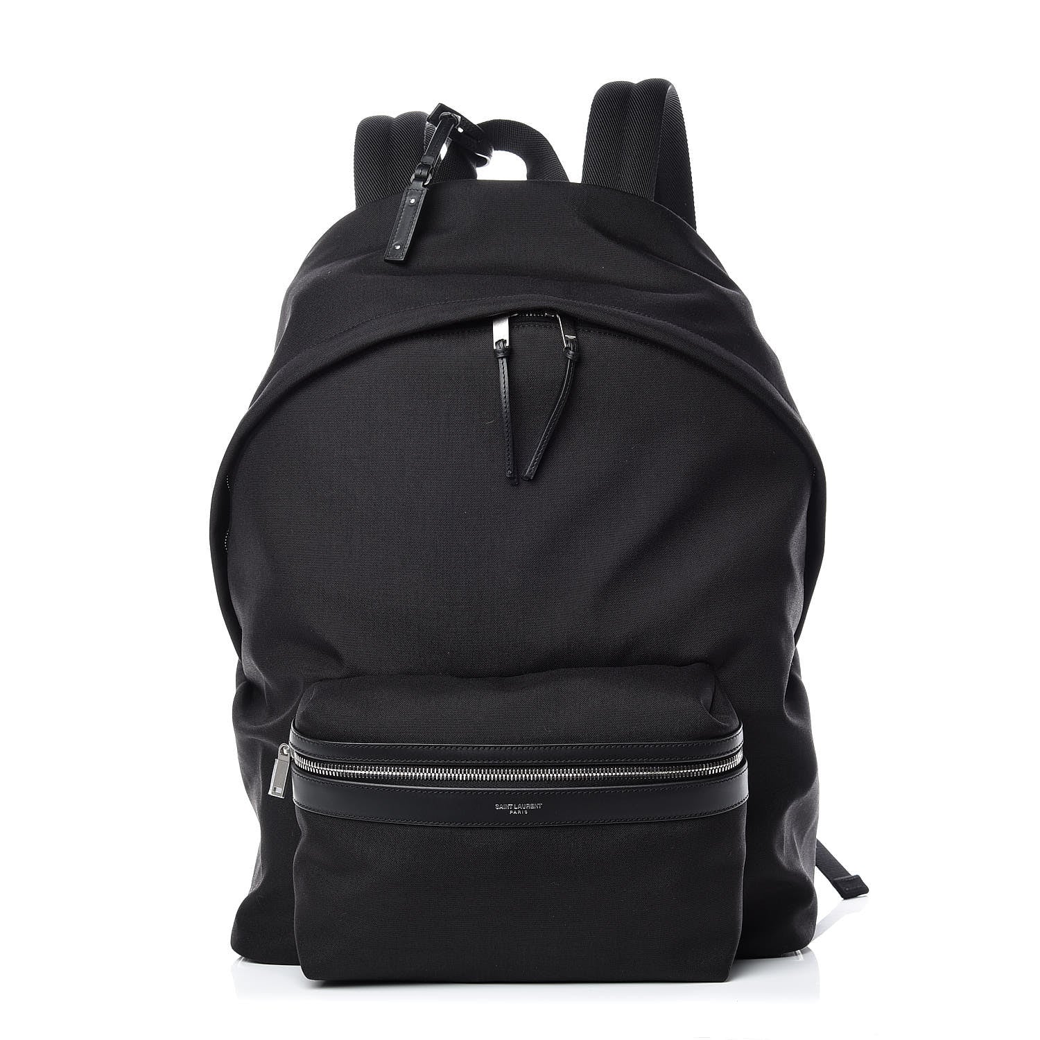 Saint Laurent Canvas Nylon Giant City Backpack Black 1 of 10