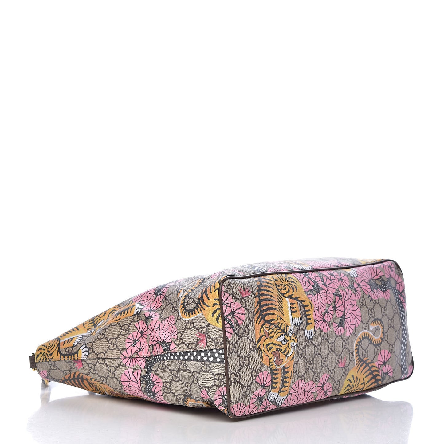 Soft GG Supreme Monogram Bengal Medium Crossbody Tote Beige Pink