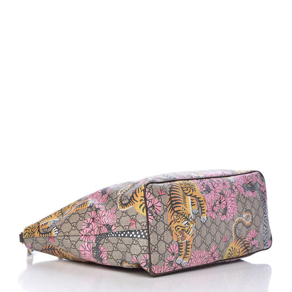 Gucci Soft GG Supreme Monogram Bengal Medium Crossbody Tote Beige Pink 4 of 10