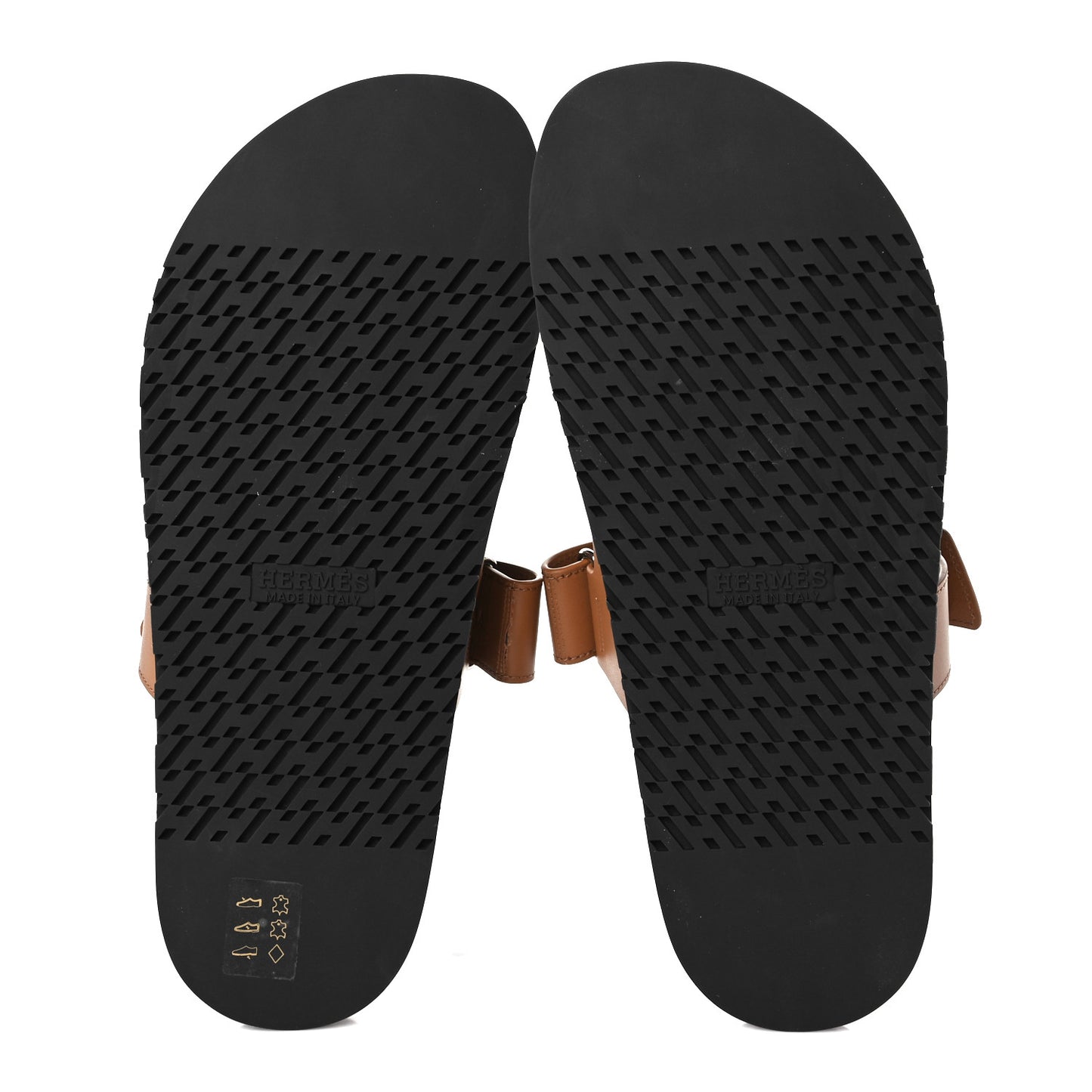 Calfskin Mens Chypre Sandals 42.5 Gold