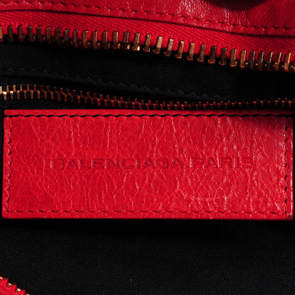 Balenciaga Agneau Giant 21 Rose Gold Hardware City Rouge Coquelicot 7 of 9