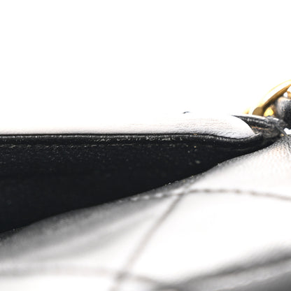 Chanel Lambskin Quilted Medium Single Flap Black 14 of 18