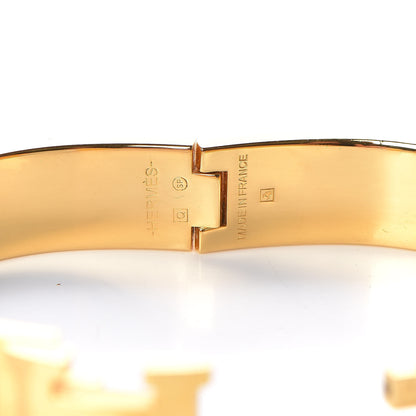 Hermes Enamel Narrow Clic Clac H Bracelet PM Black 5 of 6