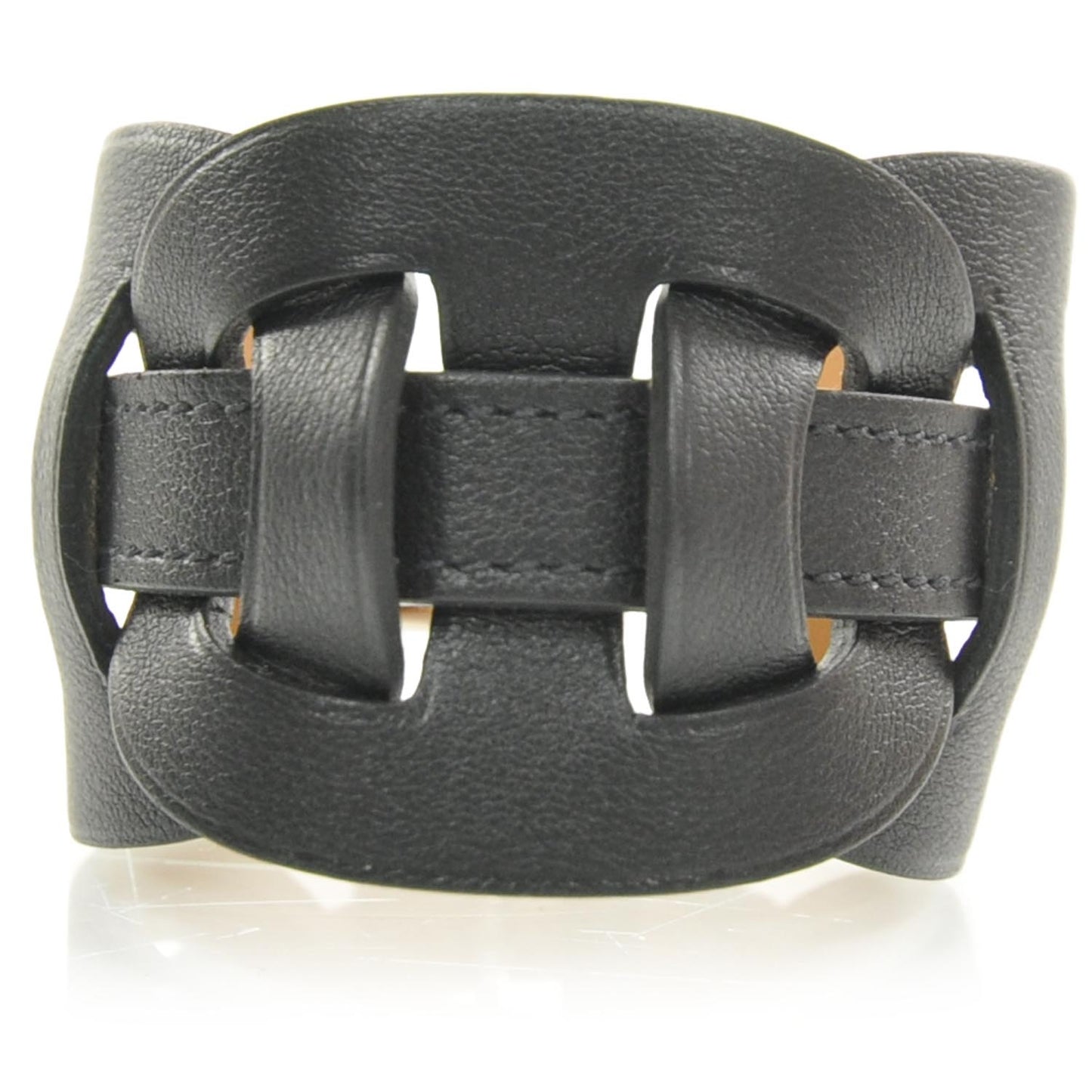 Swift Leather Fetiche Bracelet Small Black