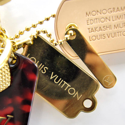 Louis Vuitton Monogramouflage Bag Charm Red 4 of 5