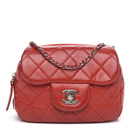 Chanel Lambskin Quilted WOC Mini Flap Red 1 of 16