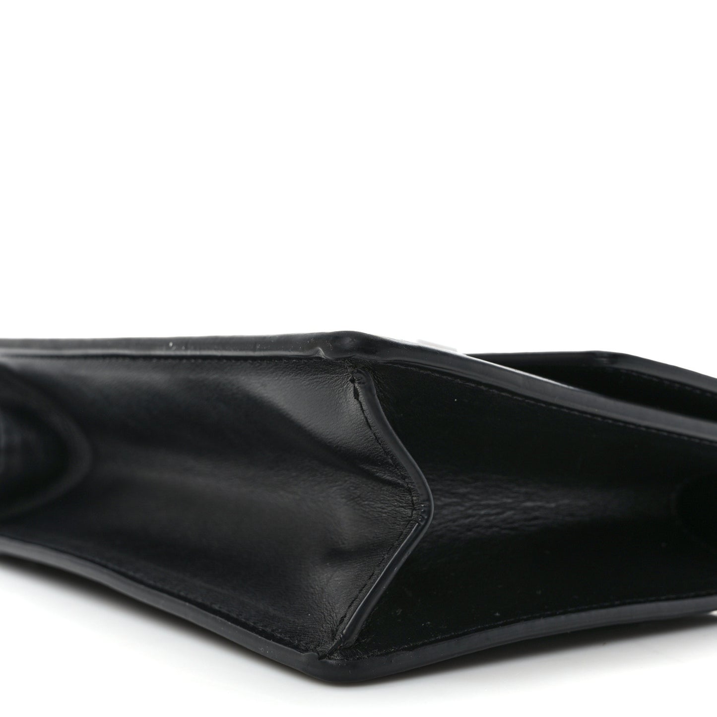 Calfskin Jitney 1.4 Virgil Was Here Shoulder Bag Black