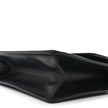 Off-White Calfskin Jitney 1.4 Virgil Was Here Shoulder Bag Black 8 of 9