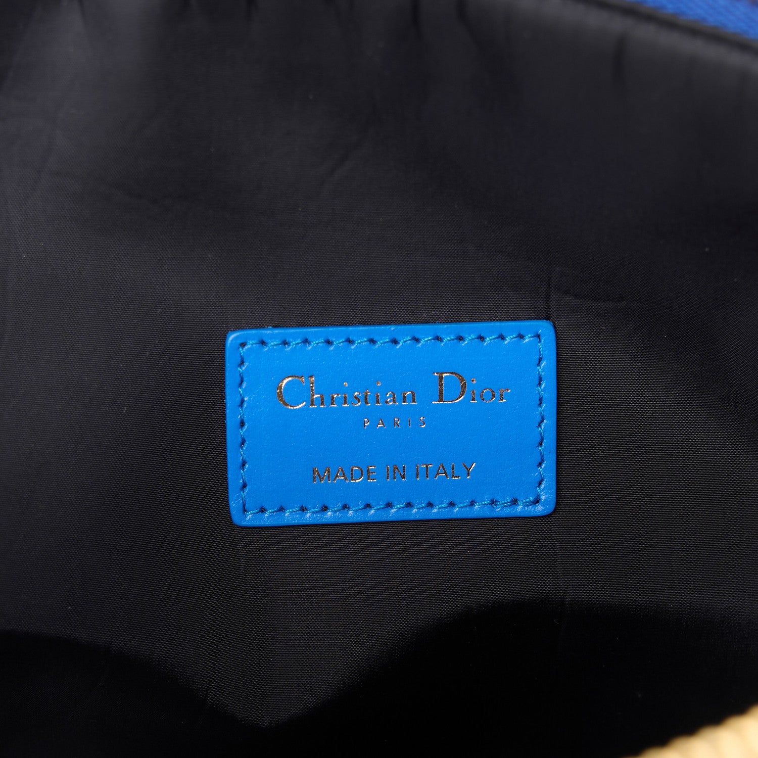Christian Dior Technical Fabric Toile De Jouy DiorTravel Nomad Pouch Fluorescent Blue 6 of 10