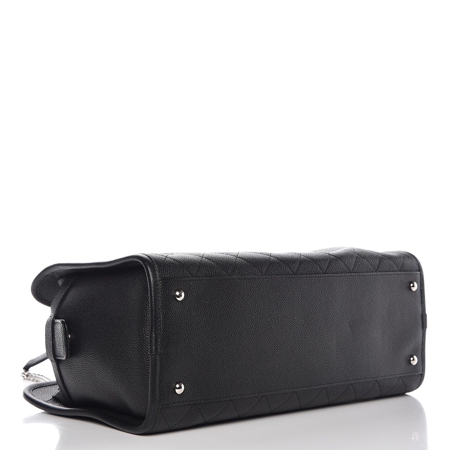 Chanel Caviar Stitched Shopping Tote Black 5 of 8