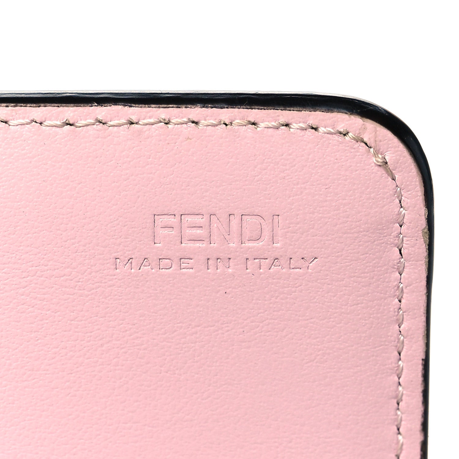 Fendi Vitello Liberty Fun Fair Studded Continental Wallet On Chain Peonia Multicolor 5 of 11