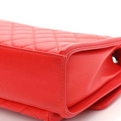 Chanel Lambskin Quilted Large Geometric Flap Red 11 of 19