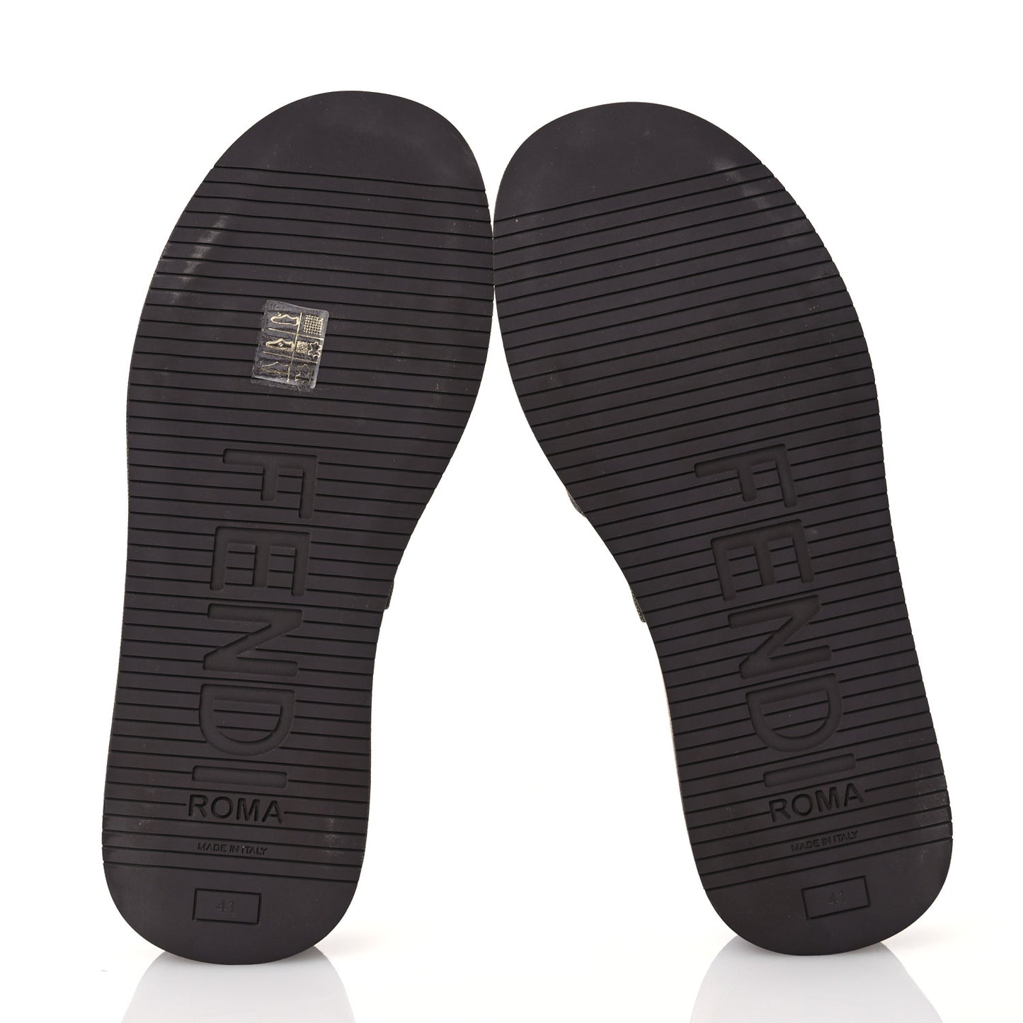 Jacquard Womens FF Sunshine Flatform Slide Sandals 41 Tabacco Black
