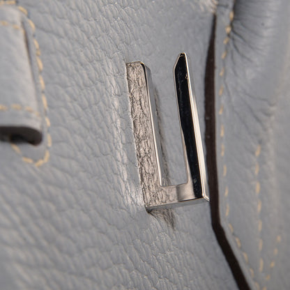 Hermes Togo Birkin 35 Bleu Lin 8 of 20