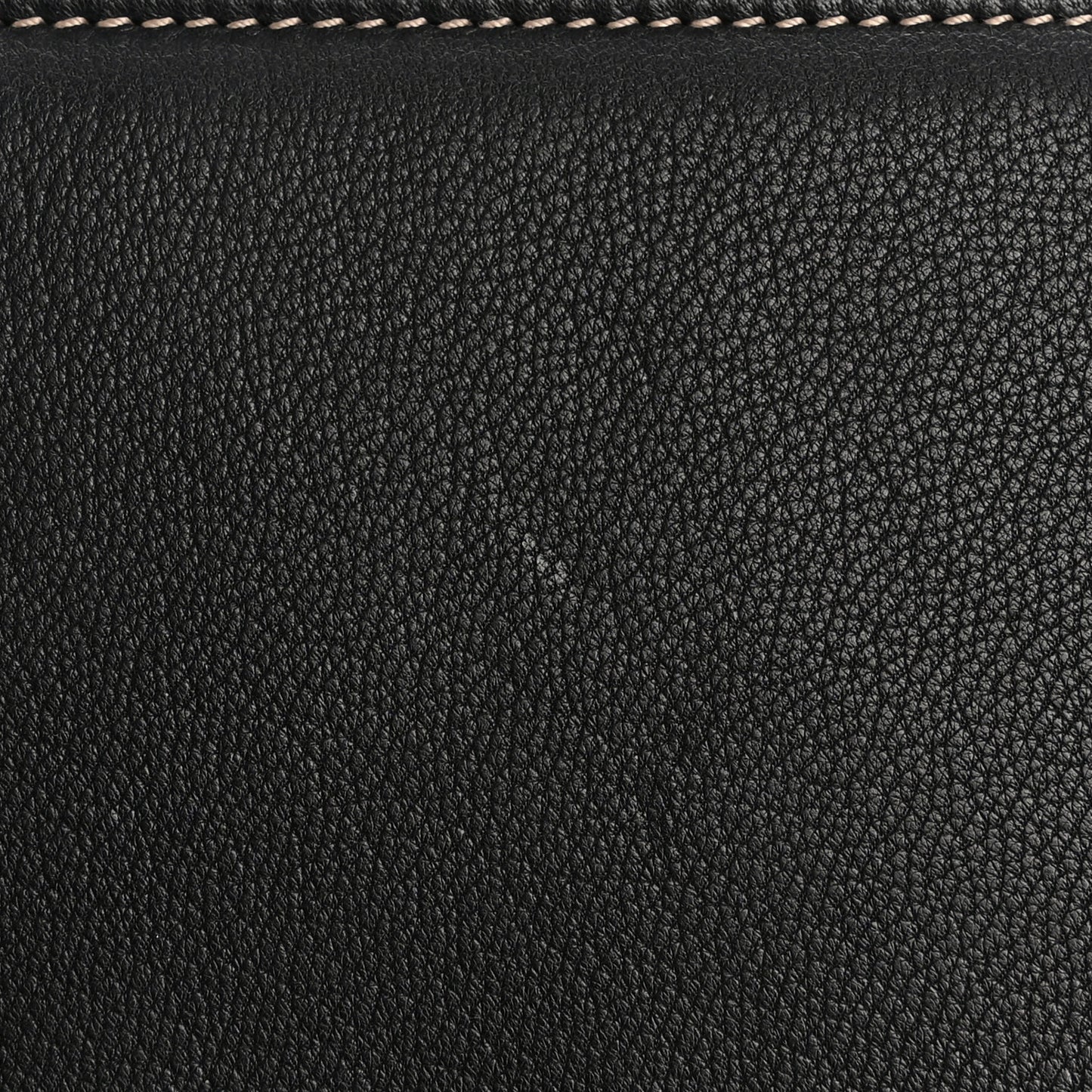 Calfskin Zip Around Capri Wallet Black