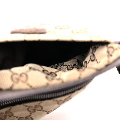 Gucci GG Monogram Double Pocket Belt Bag Dark Brown 7 of 15