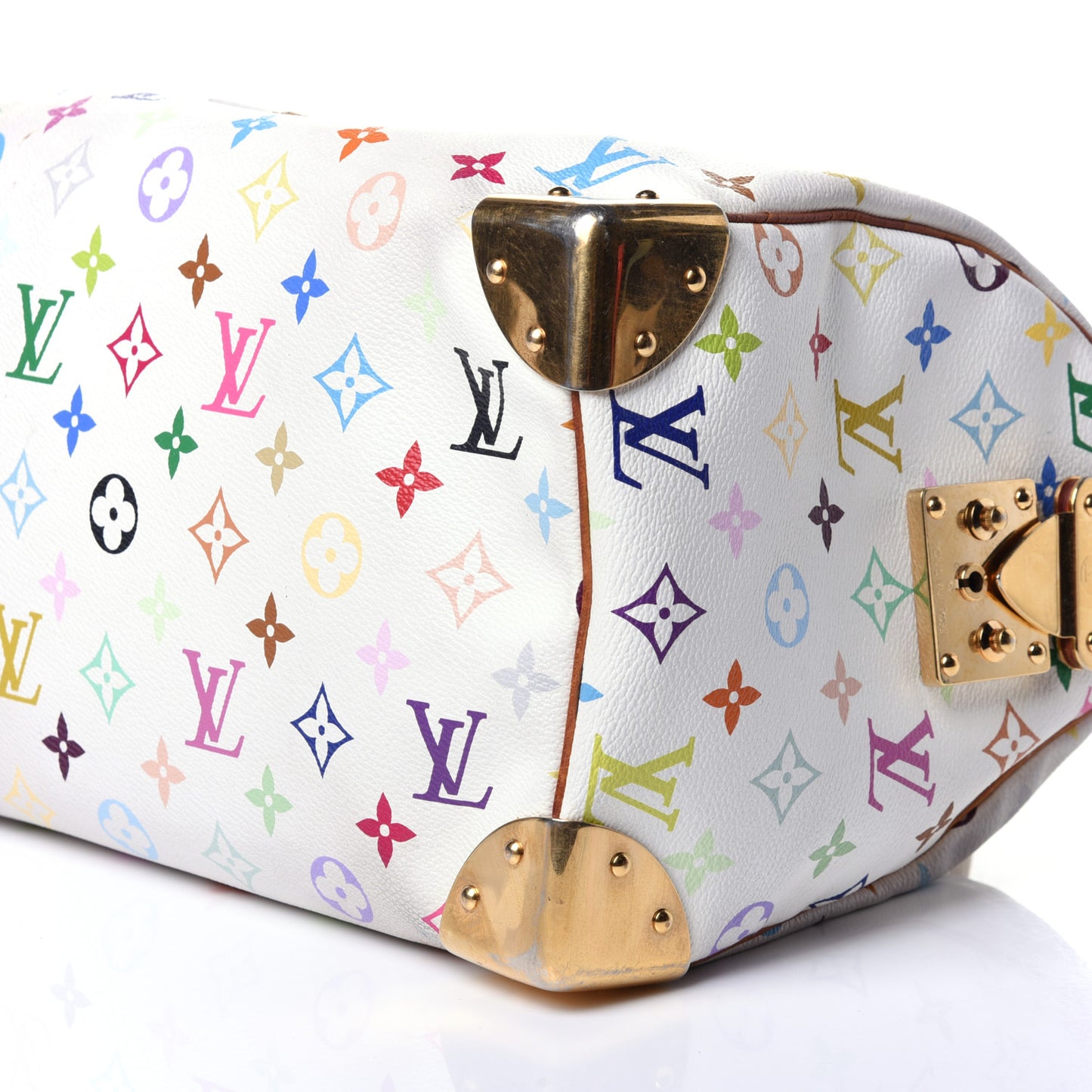 Monogram Multicolor Speedy 30 White