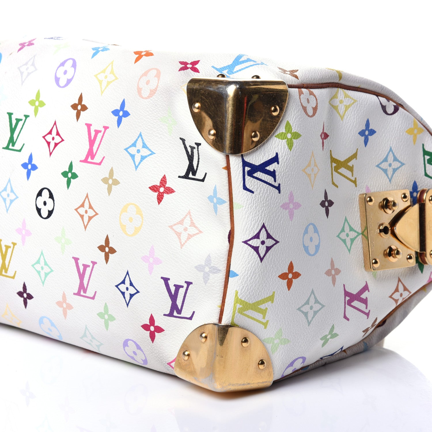 Louis Vuitton Monogram Multicolor Speedy 30 White 10 of 25