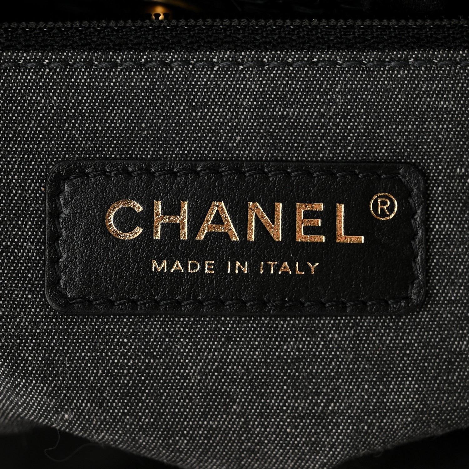 Chanel Straw Raffia Calfskin Chain Medium Deauville Tote Black 6 of 12