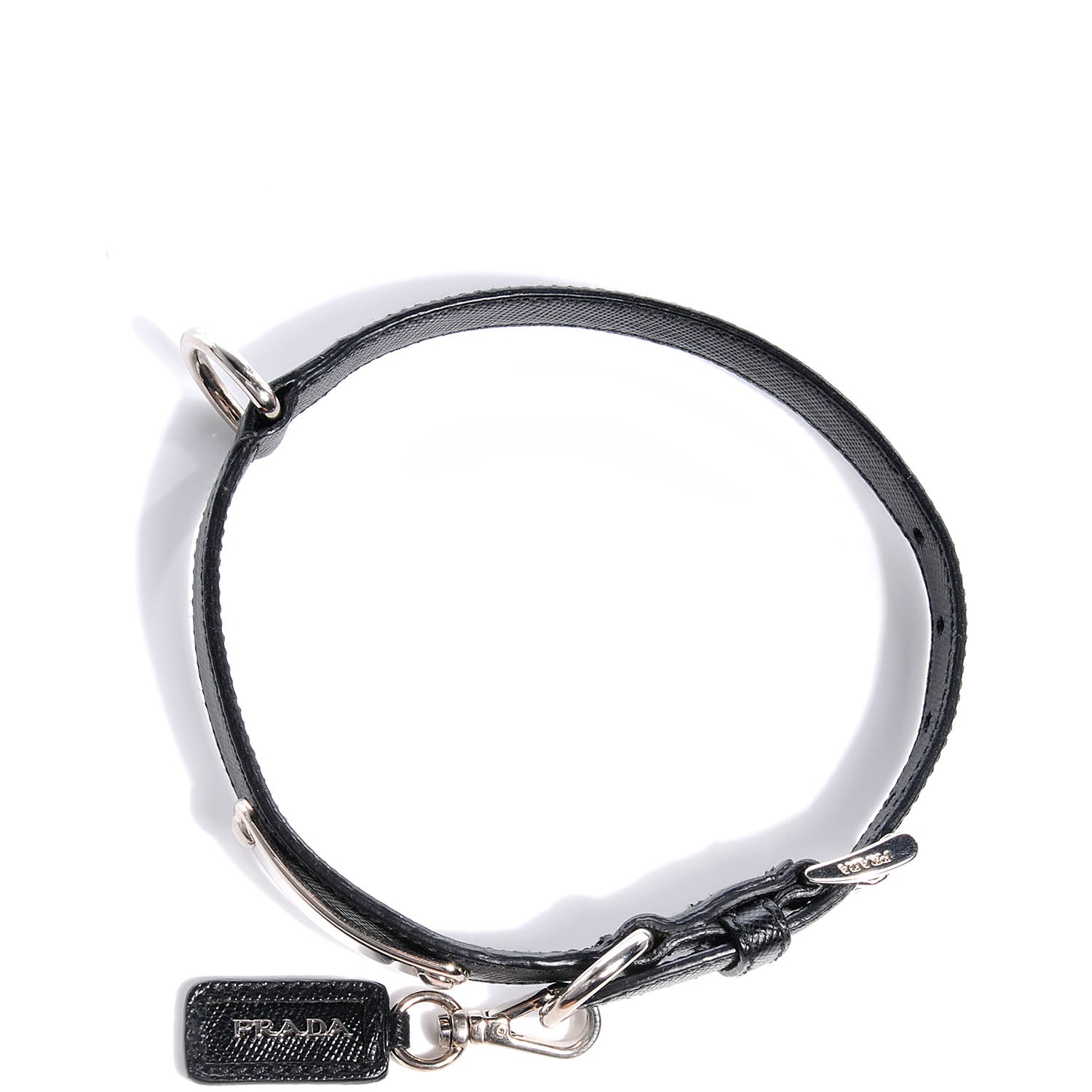Prada Saffiano Dog Collar Nero Black 1 of 7