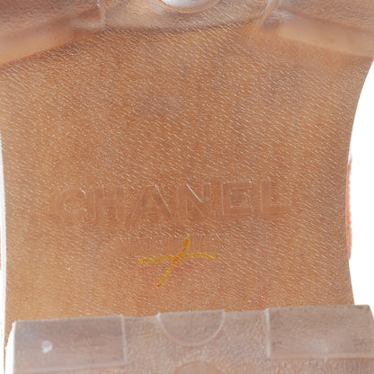 Chanel Suede Patent Calfskin Over The Knee Boots 37.5 Brown White Black 6 of 9