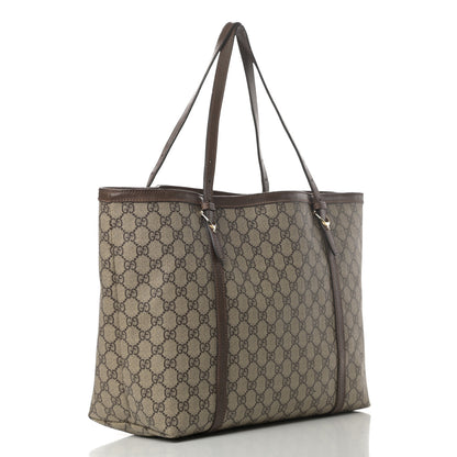 Gucci GG Supreme Monogram Medium Nice Tote Brown 3 of 19