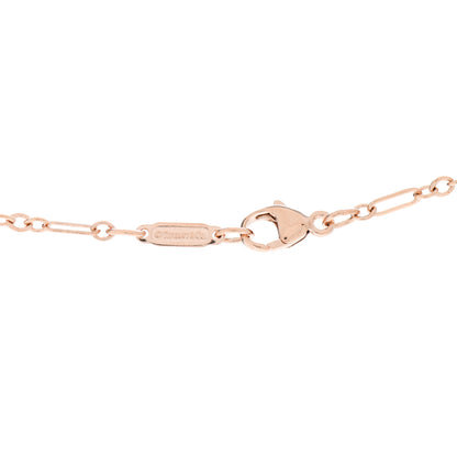 Tiffany 18K Rose Gold Small Sentimental Heart Pendant Necklace 5 of 7