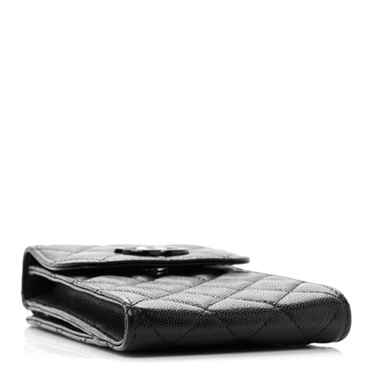 Chanel Caviar Quilted My Everything Clutch With Chain Black 4 of 10
