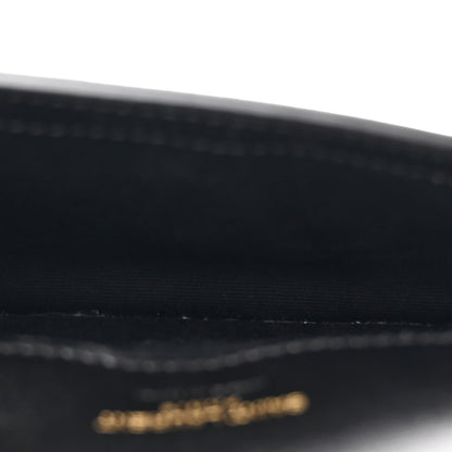 Saint Laurent Grained Calfskin Monogram Phone Holder Crossbody Black 5 of 12