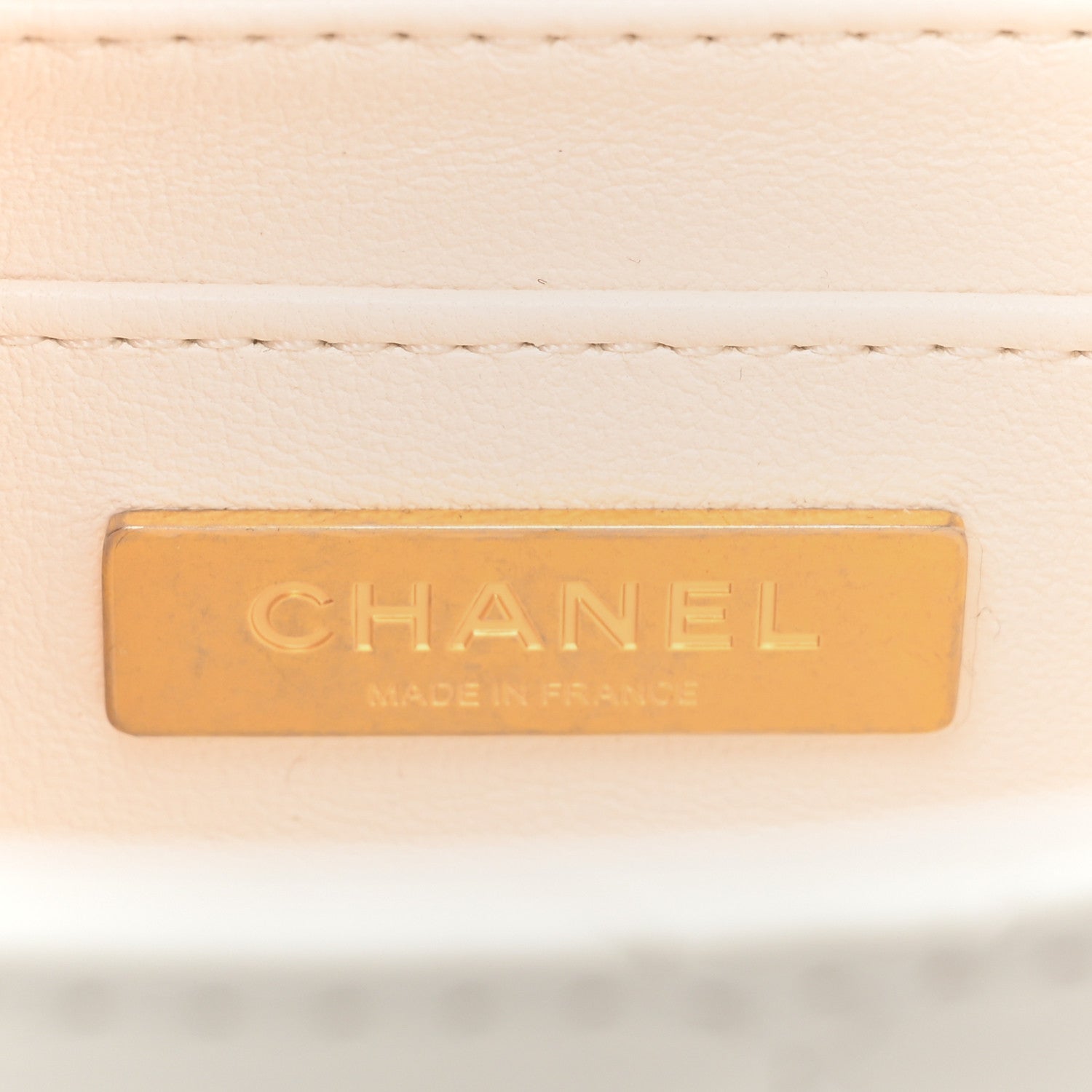 Chanel Lambskin Handle Crush Top Handle Flap Bag White 6 of 9